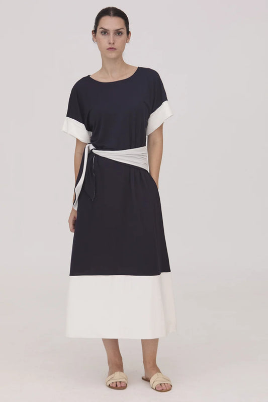 Scorzzo navy/white dress