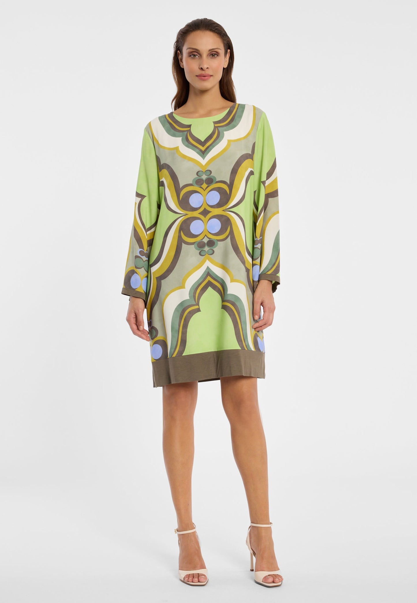 Ana Printed Dress Della 41820