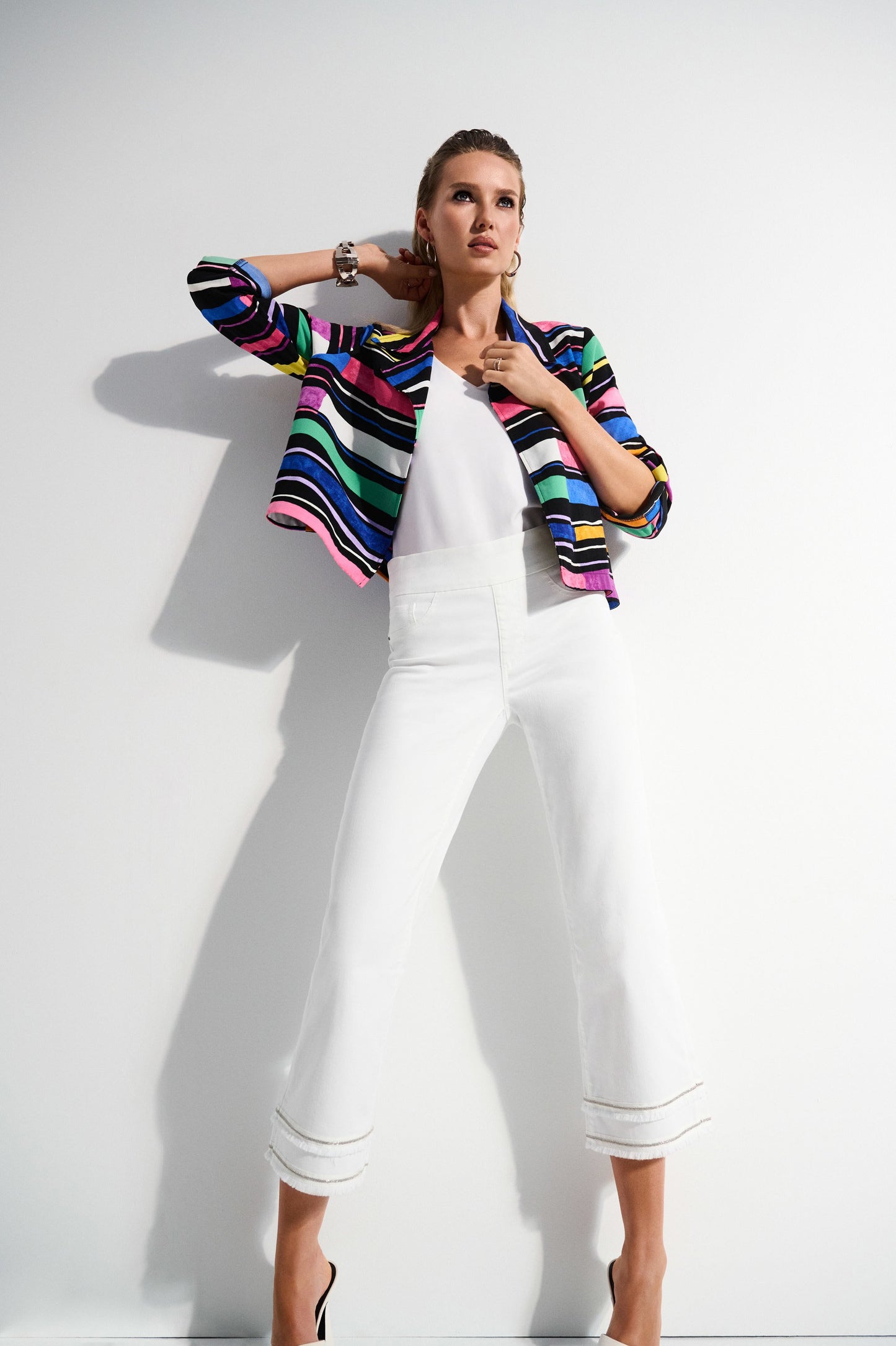 252914 Joseph Ribkoff white jeans