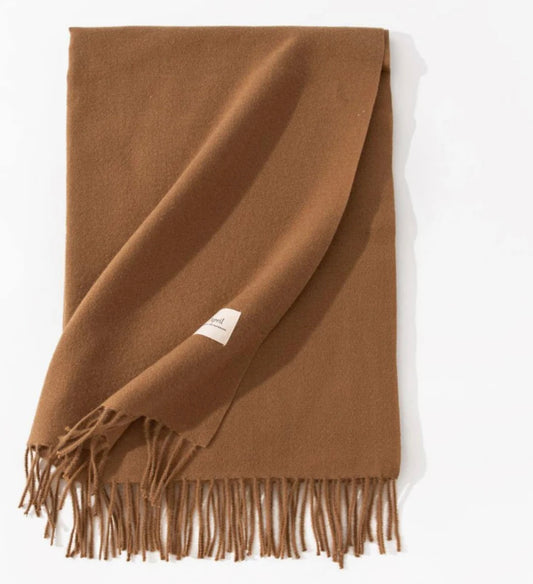 Day April Plain scarf in tan