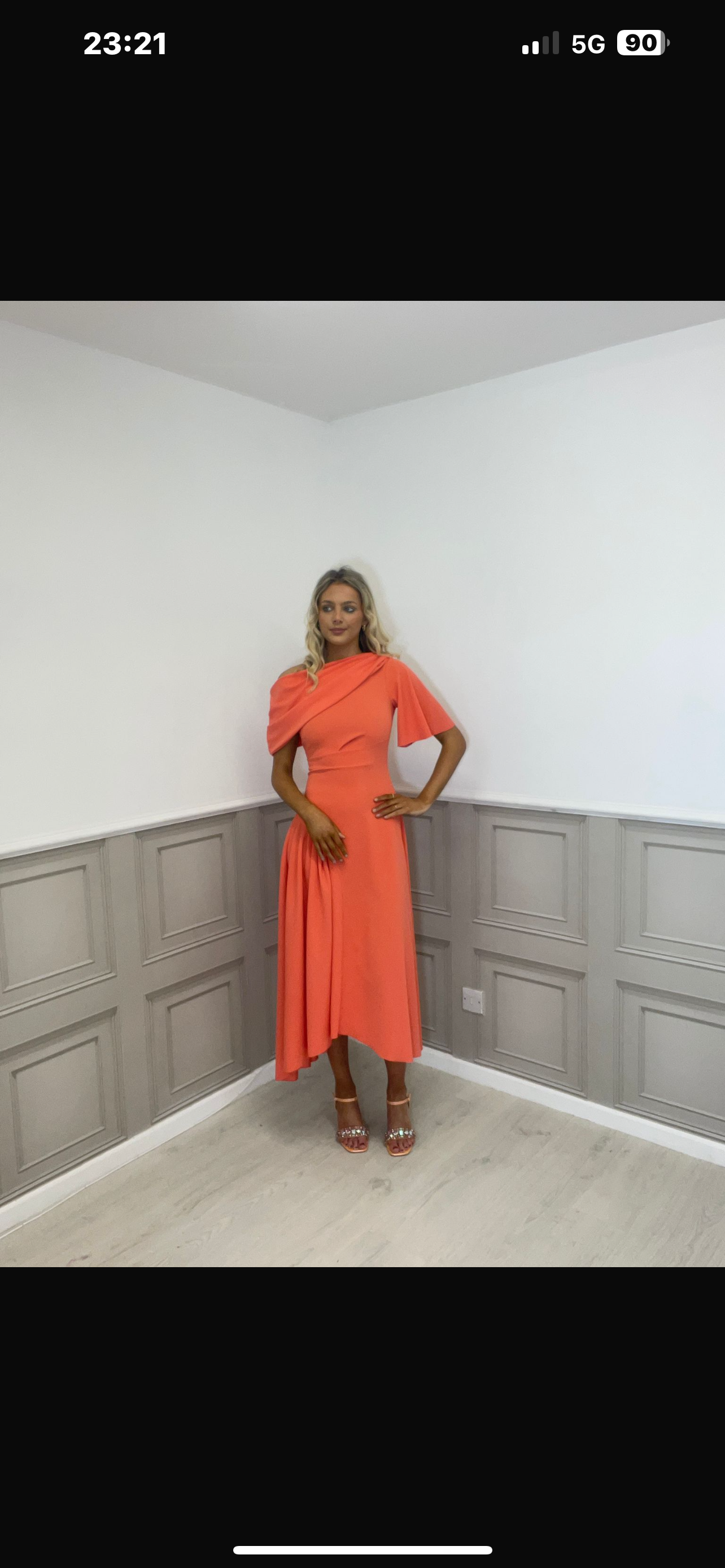 Venice Orange dress.