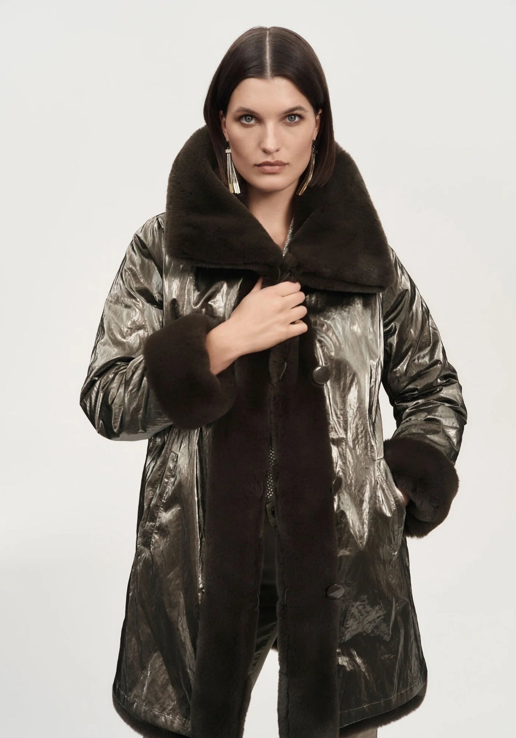 JOSEPH RIBKOFF Reversible Outerwear Style- 243904