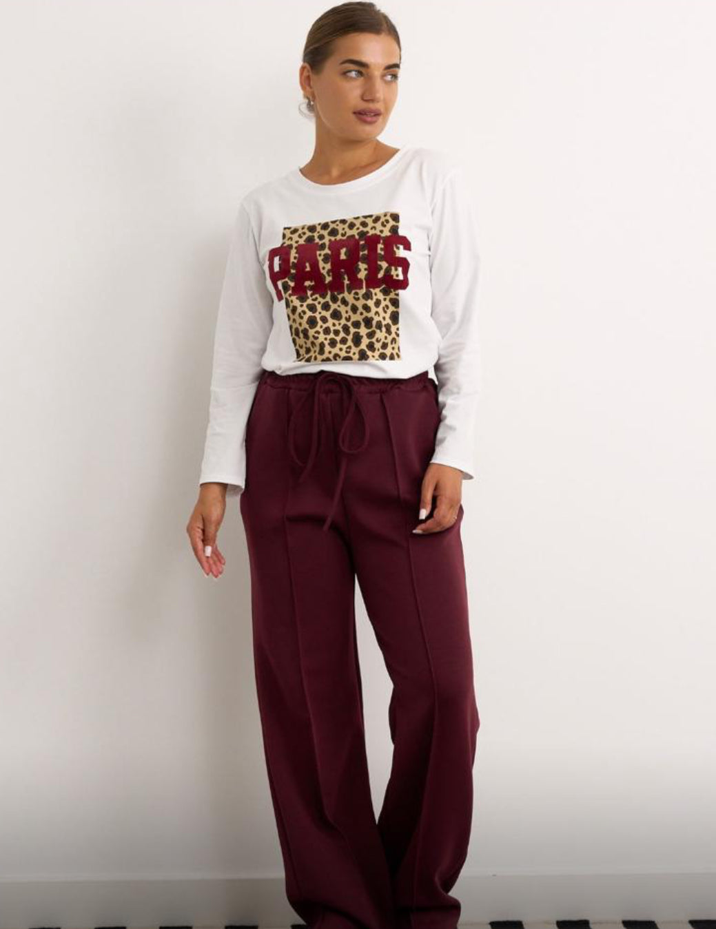 Paris wild varsity t shirt