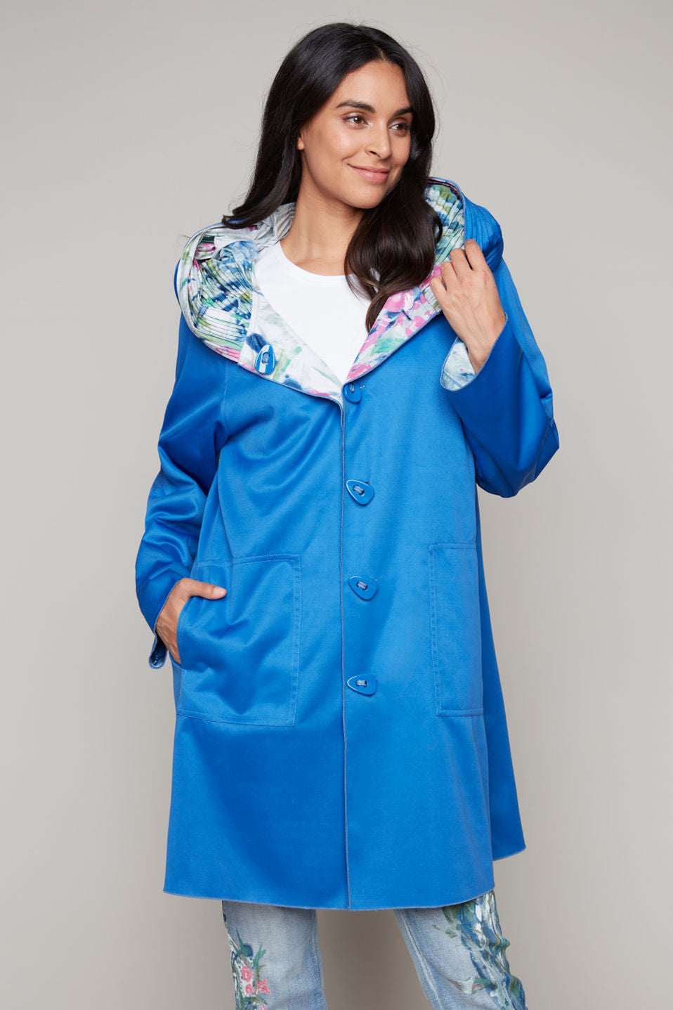 Claire Desjar Reversible print coat