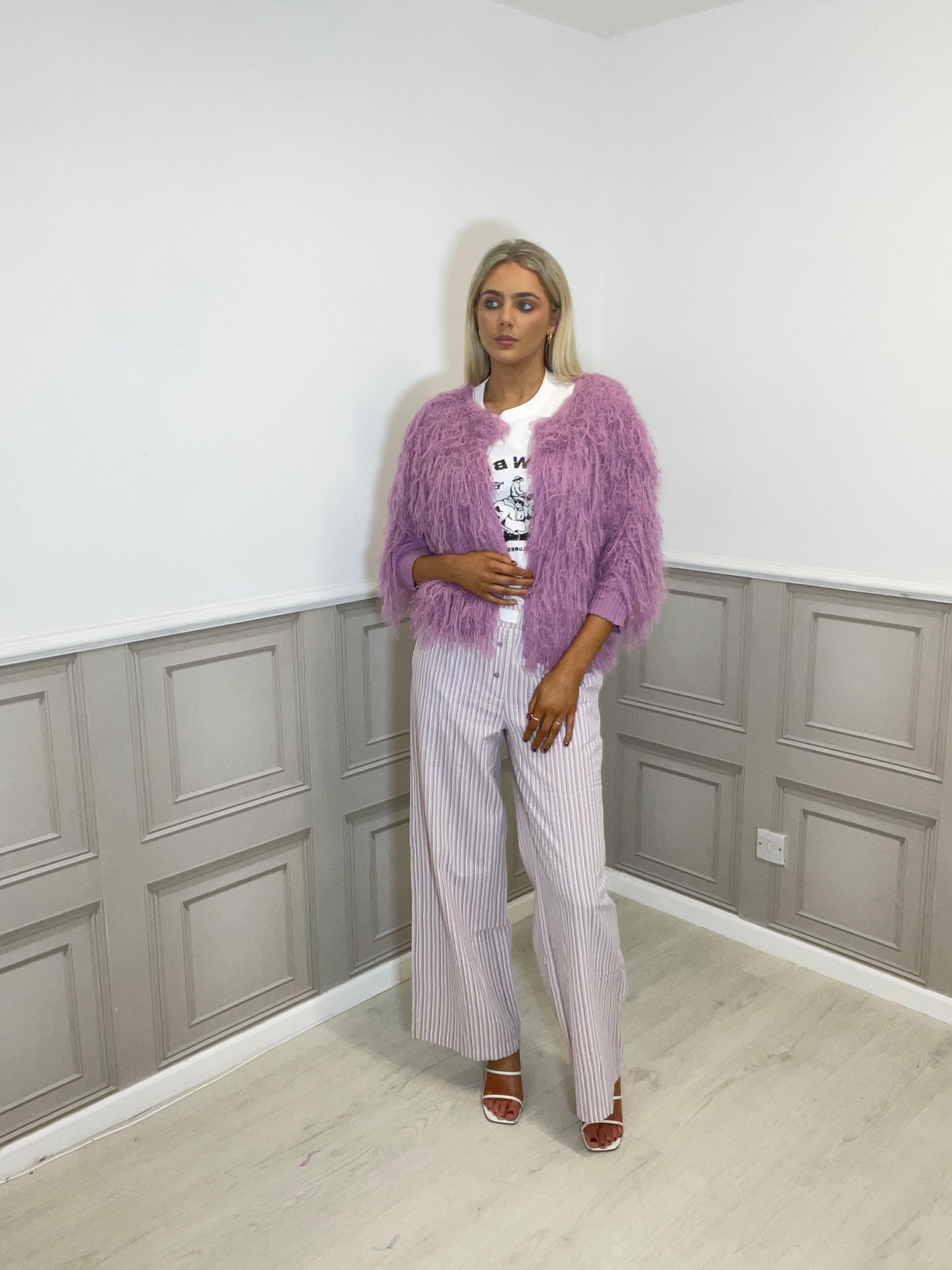 Peggy purple cardigan