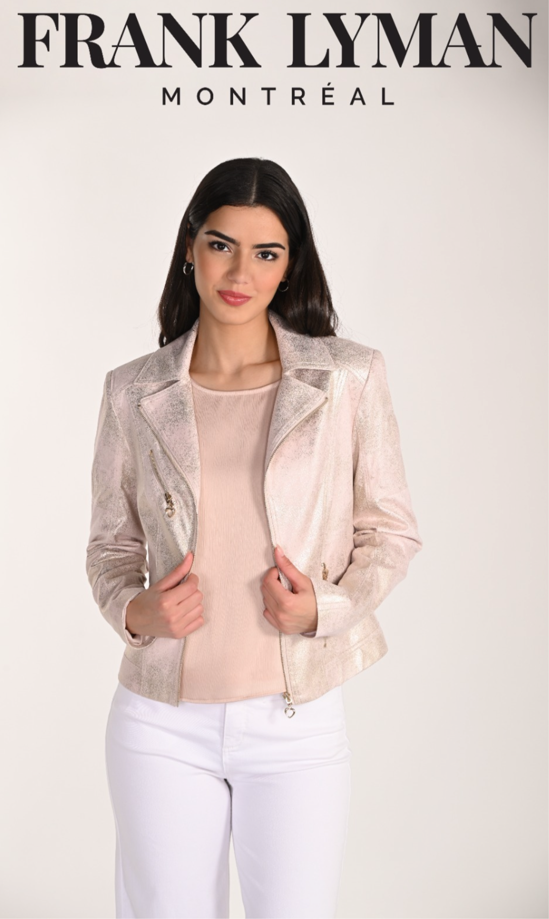 Frank Lyman Zip Front Jacket – Style 266532