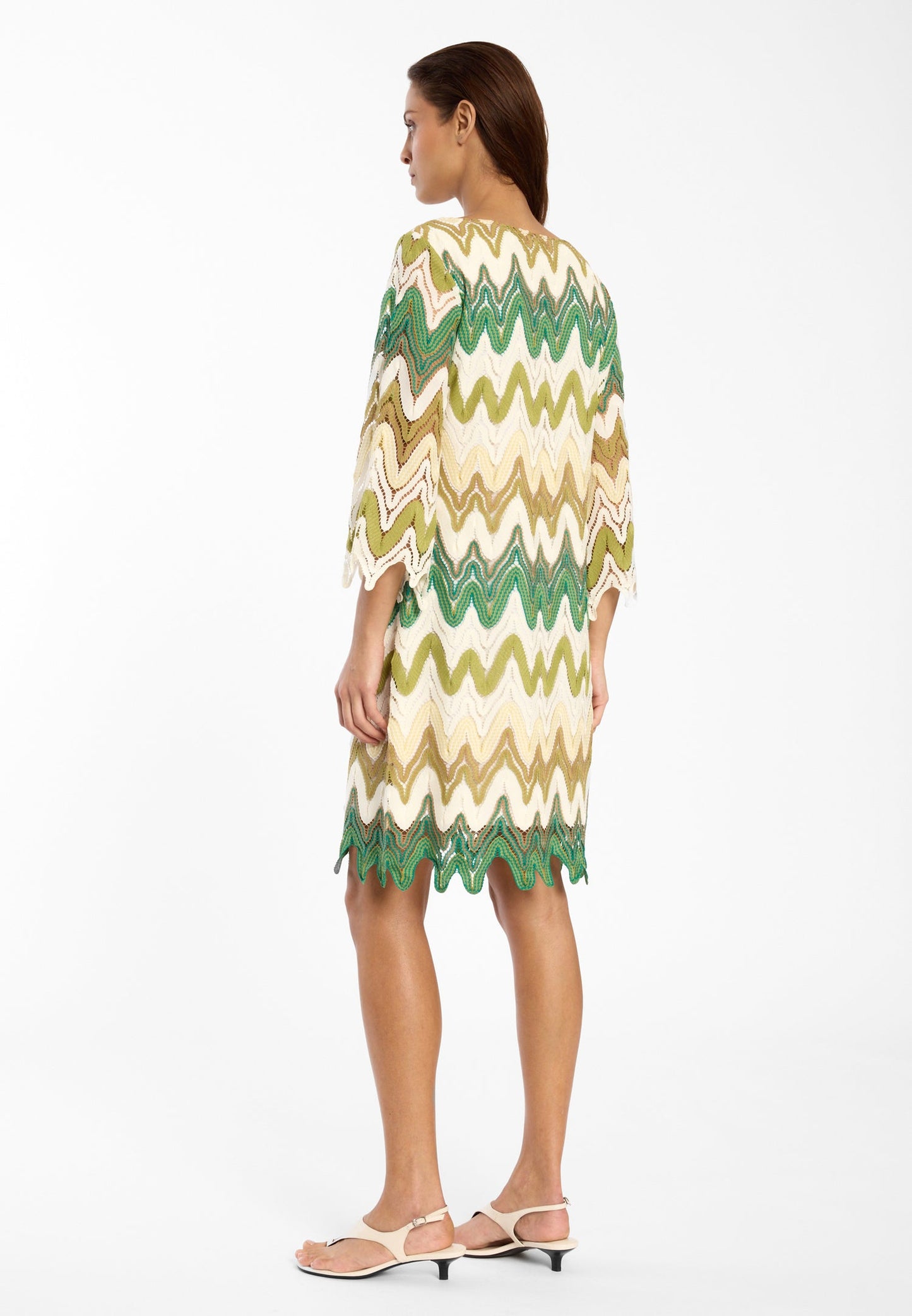 ⸻

Ana 41906 Zig-Zag Knit Dress 3833