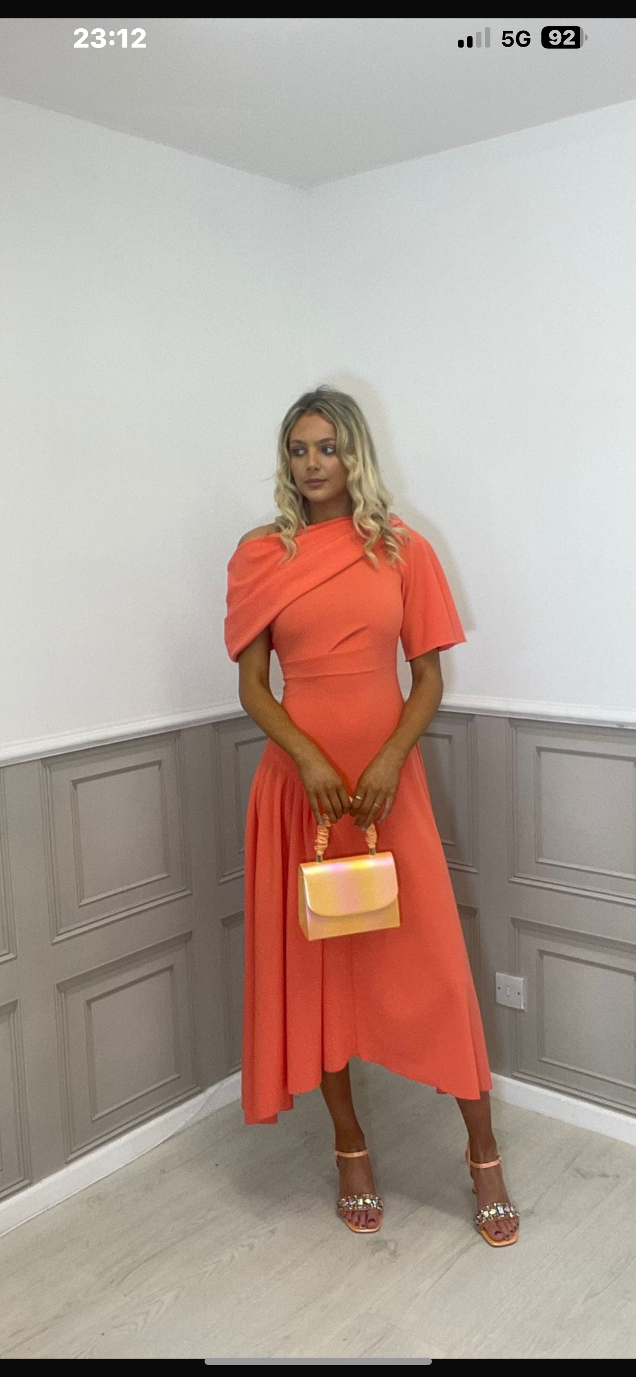 Venice Orange dress.