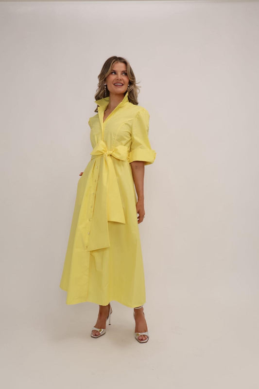 Kate & Pippa Whitney lemon shirt dress