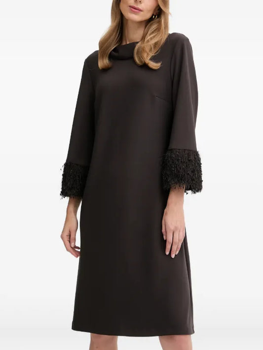 JOSEPH RIBKOFF Silky Knit & Novelty A-Line Dress
253054
