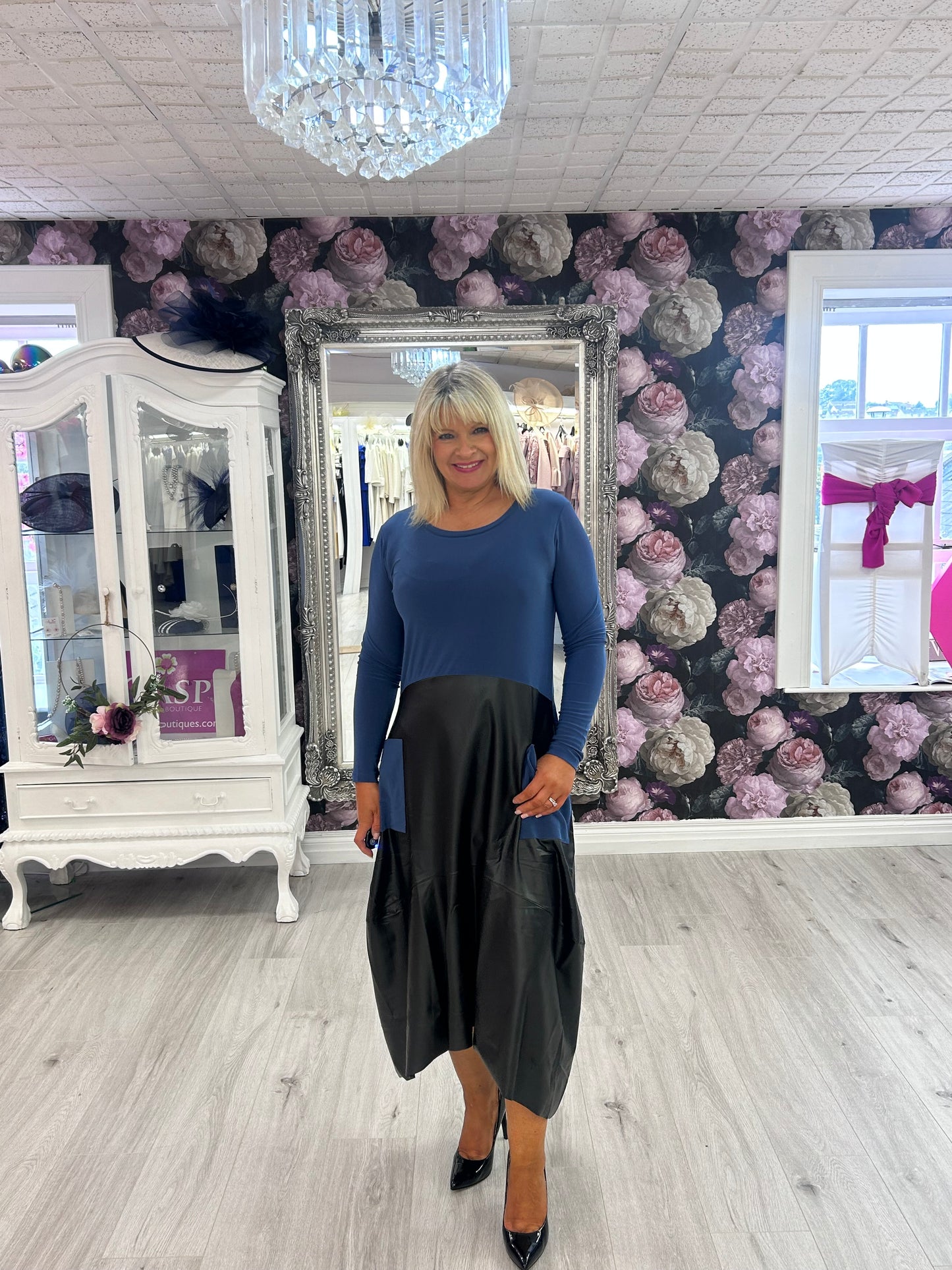 Inco 2142 Petrol/Black Dress