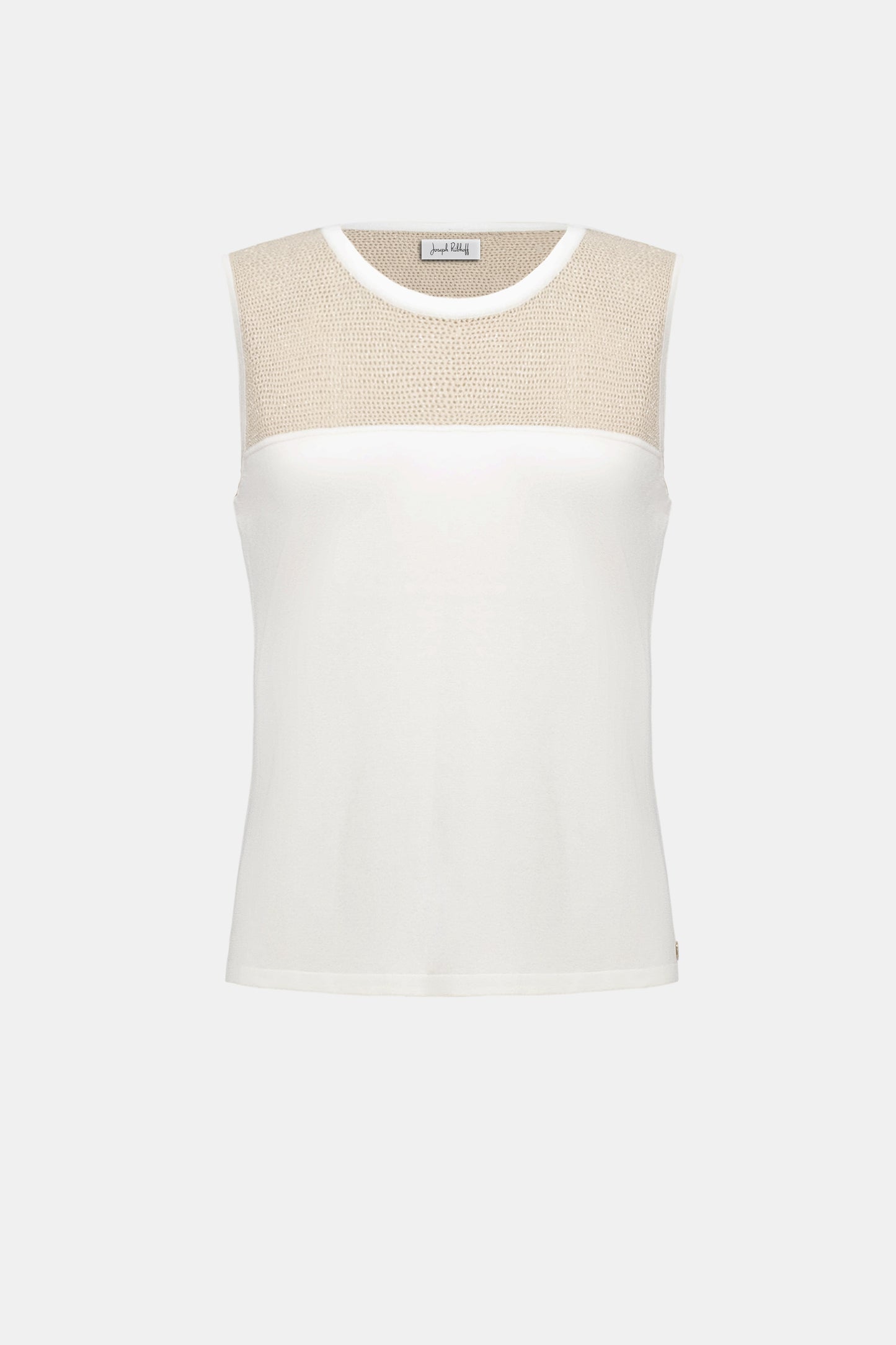 Soft Knit Straight Cami With Mesh Yoke
262612
