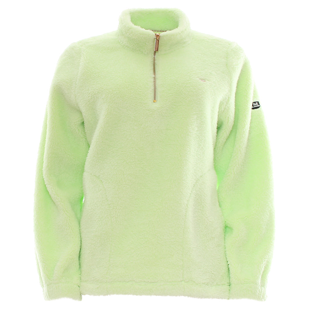 Lara pale green zip