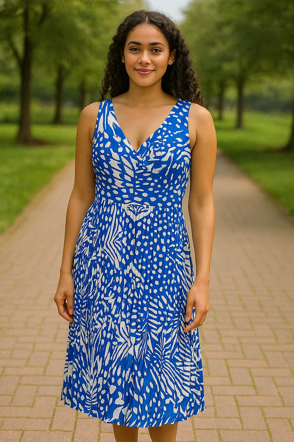 Olimara blue dress