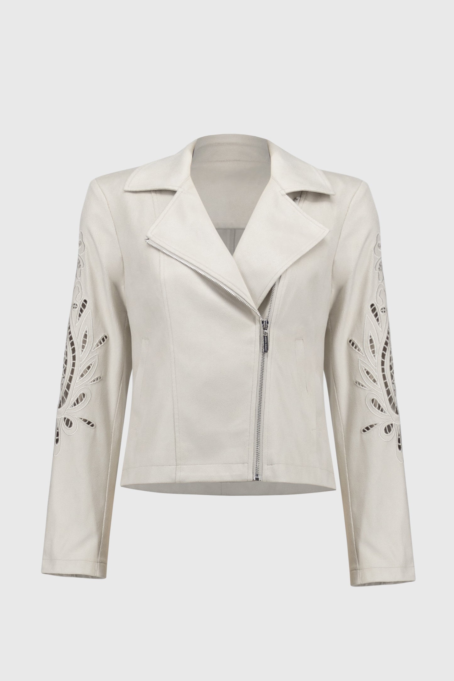 Foiled Faux-Suede Moto Jacket
251936