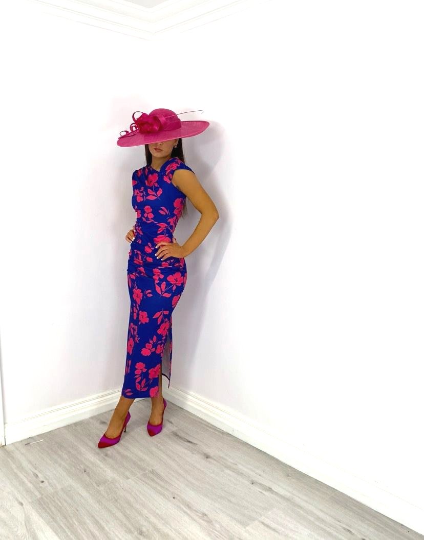 Mia royal and pink dress