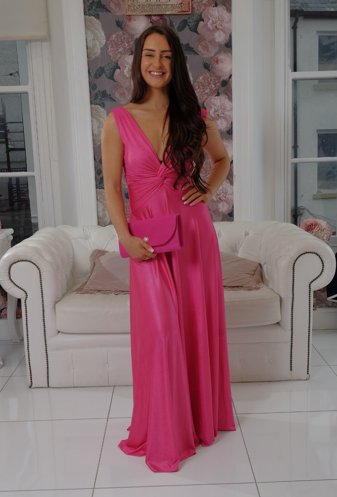 Edas pink longline maxi