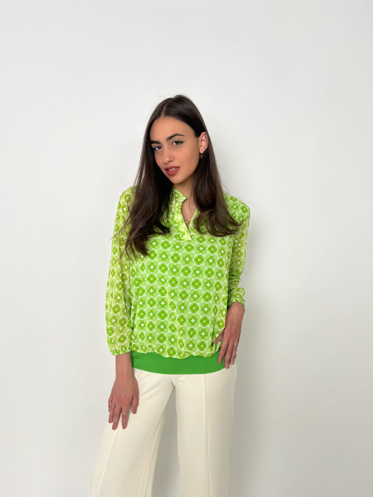 Bella lime band top