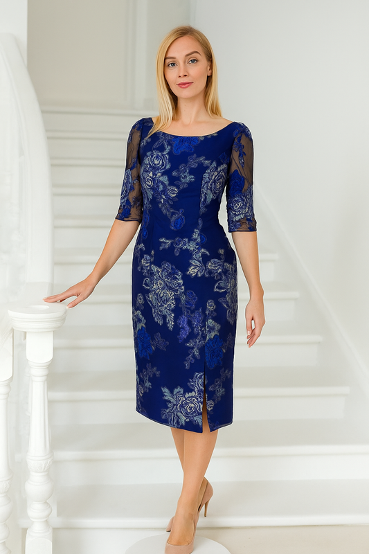 Gabriella Sanchez navy dress