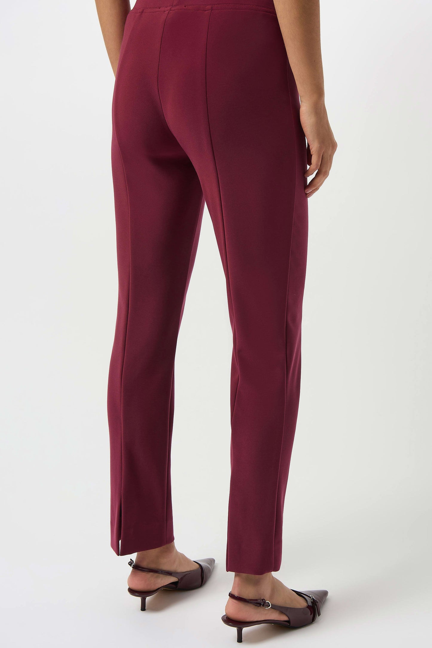 Classic Straight Pant - Merlot 143105f25