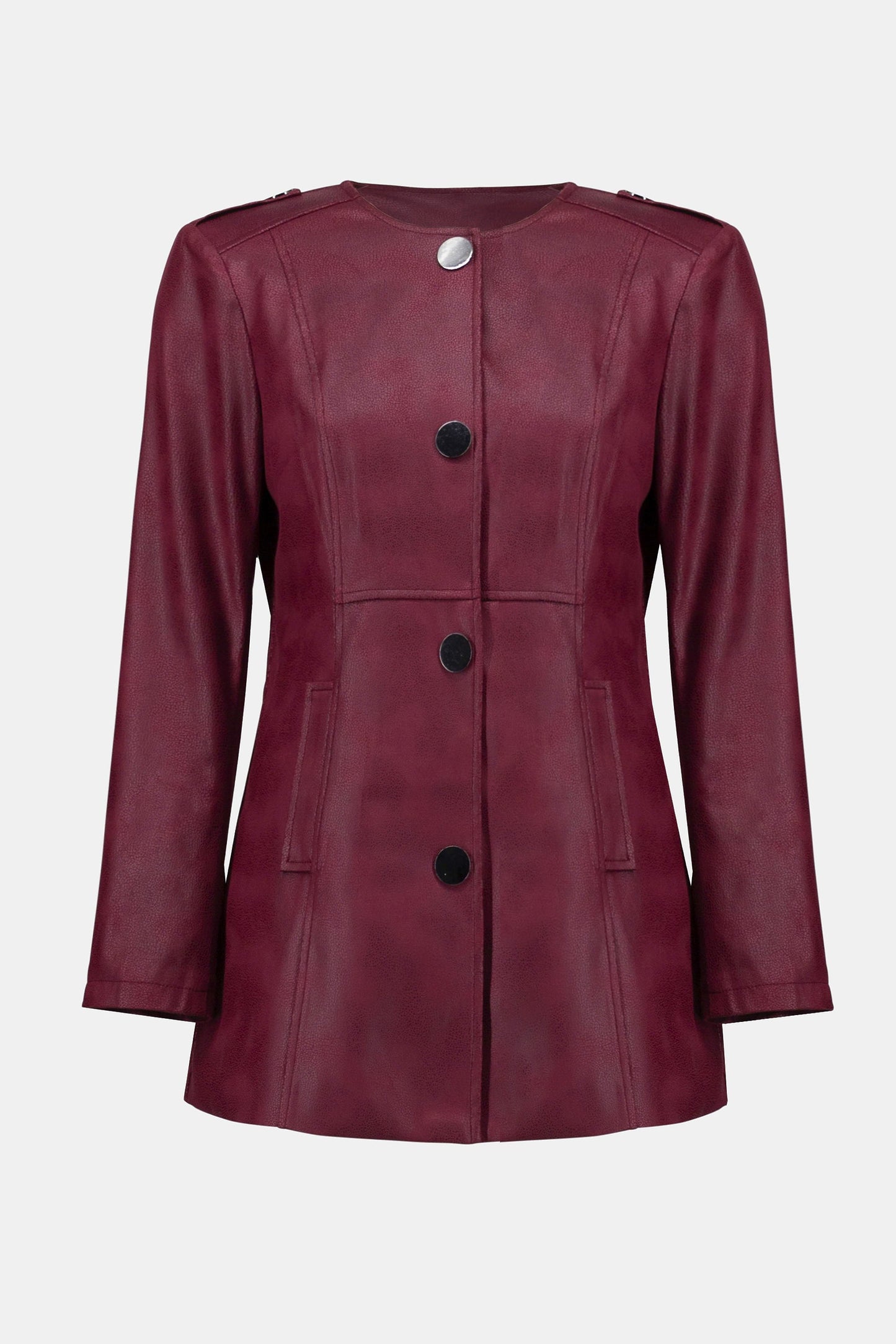 Foiled Faux Suede Fitted Jacket
253934
_