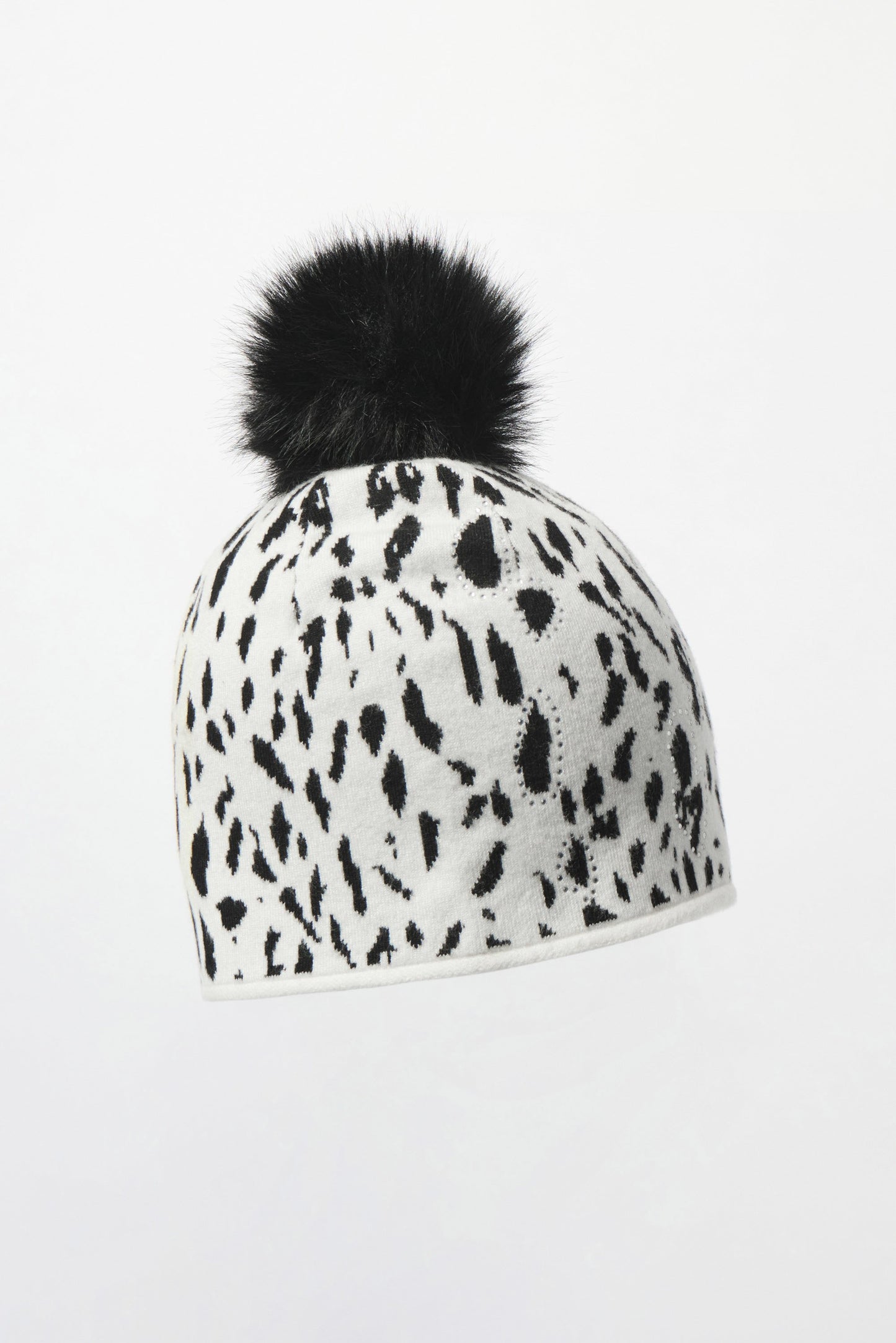 Knitted Animal Print Pompom Hat
253971
