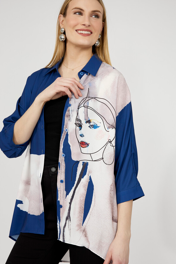 Frank Lyman abstract shirt