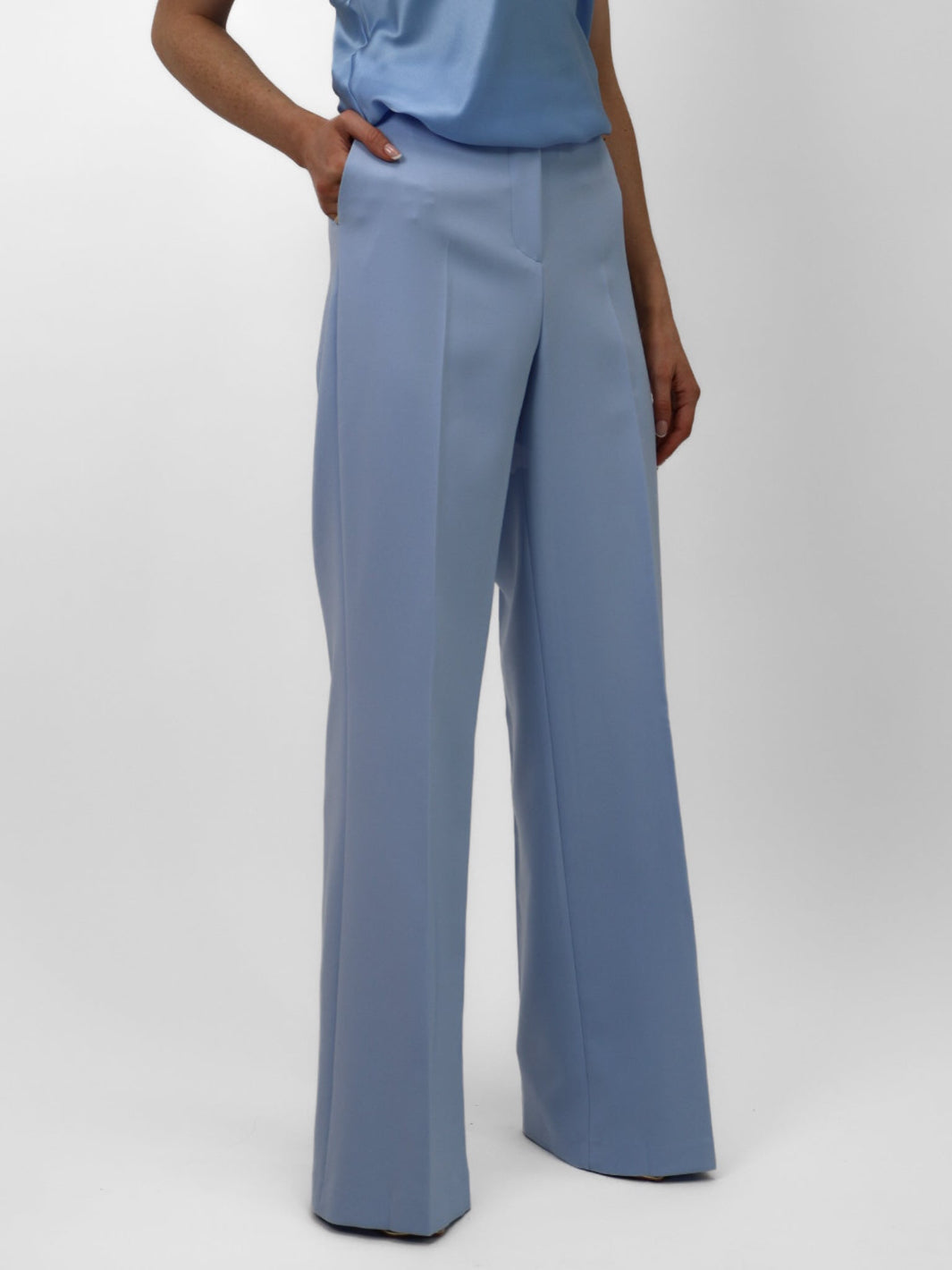 Kate and Pippa sky blue Palermo trousers