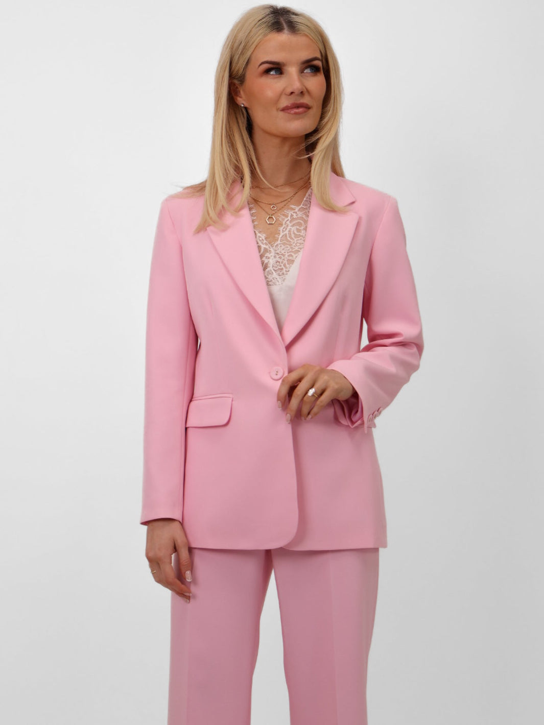Kate and Pippa light pink Sassari blazer