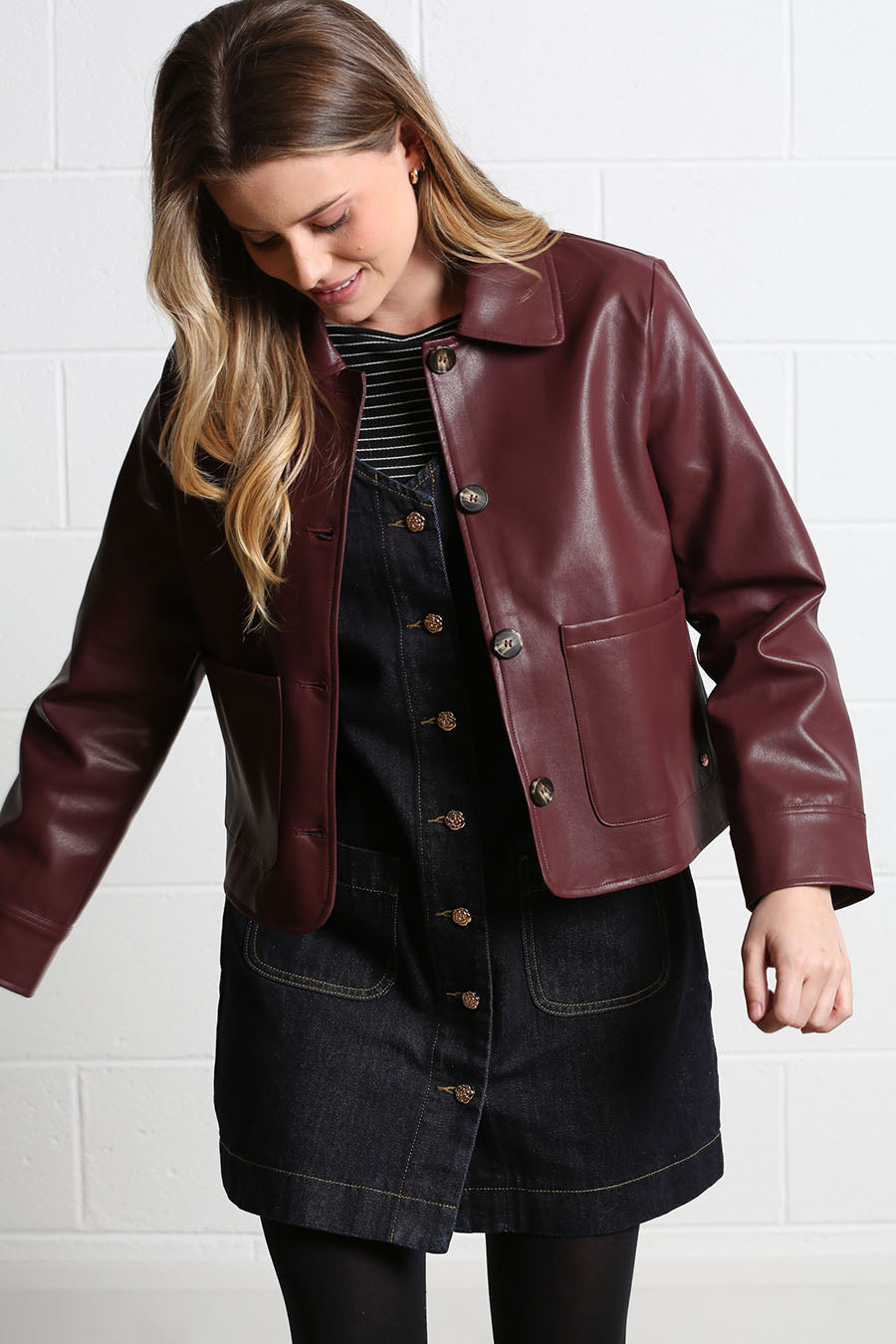 Rant & Rave Adele Jacket Burgundy