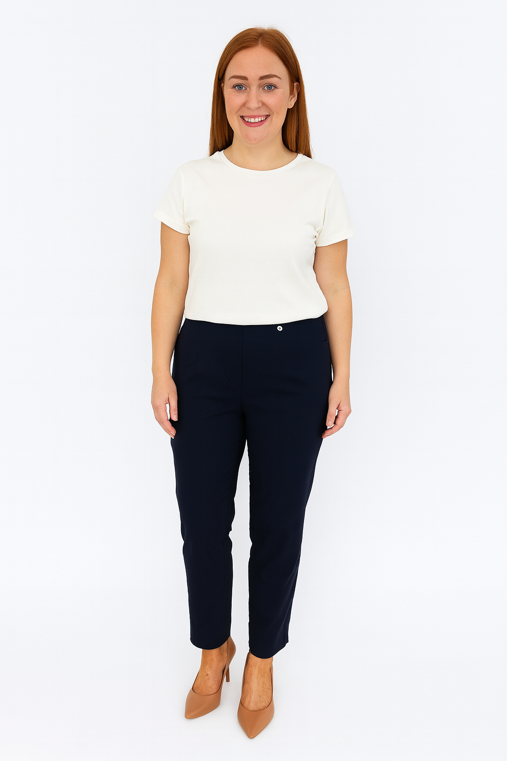 Robell navy  Marie  trouser