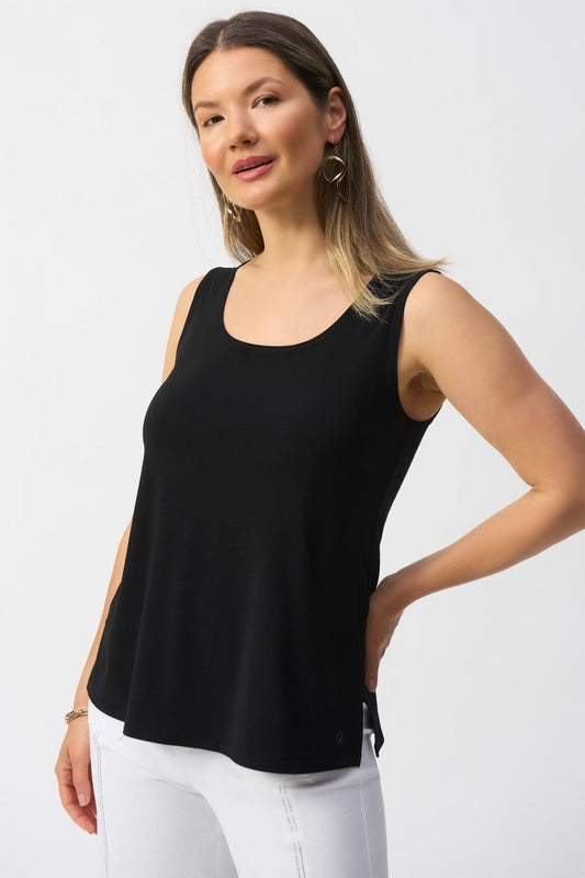 Joseph Ribkoff 251970 Black Round Neck Cami Top