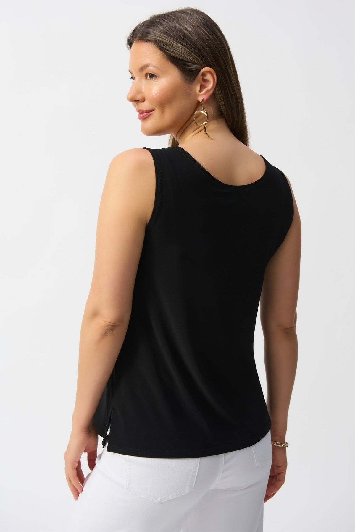 Joseph Ribkoff 251970 Black Round Neck Cami Top