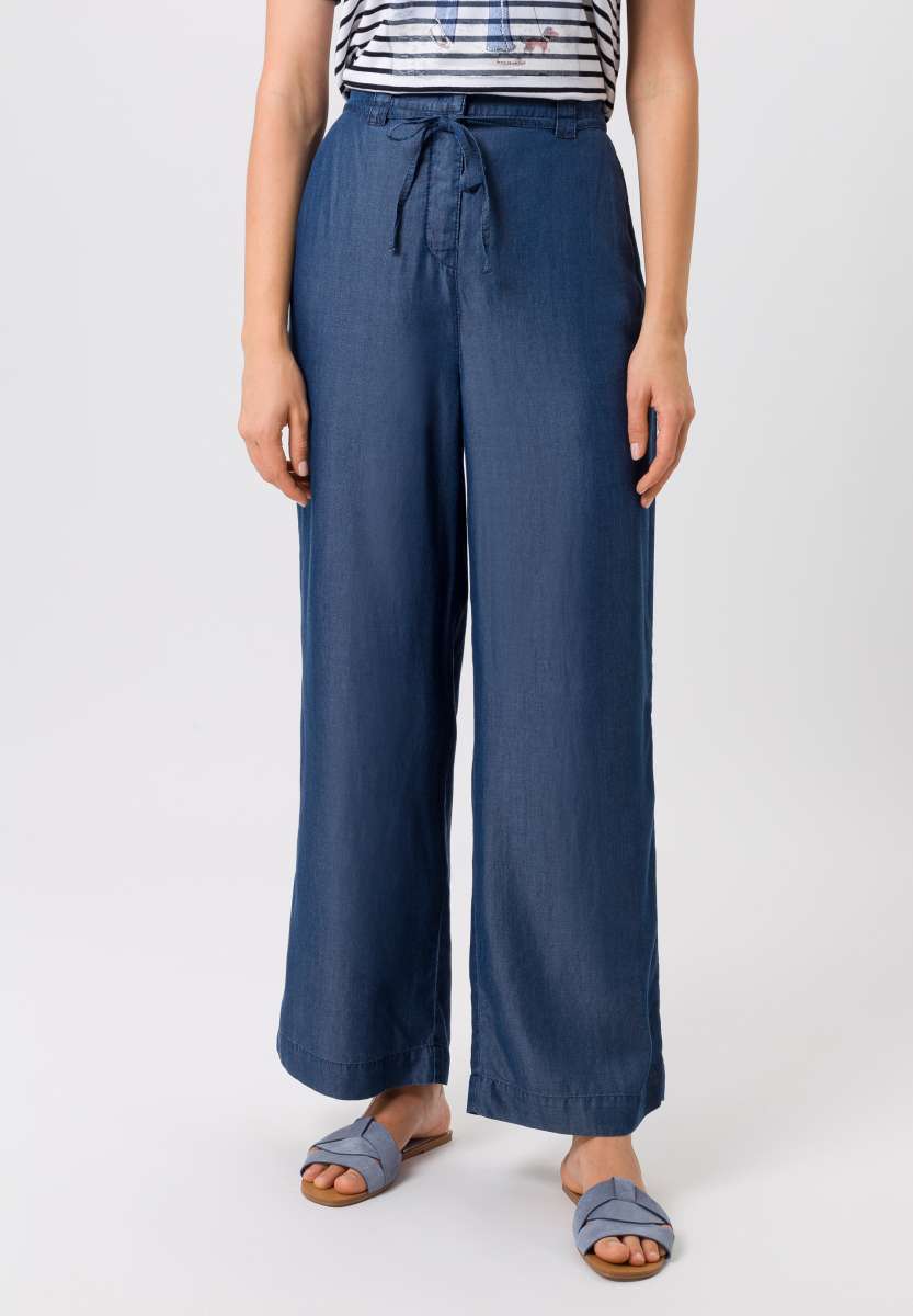 Tuzzi denim look trousers