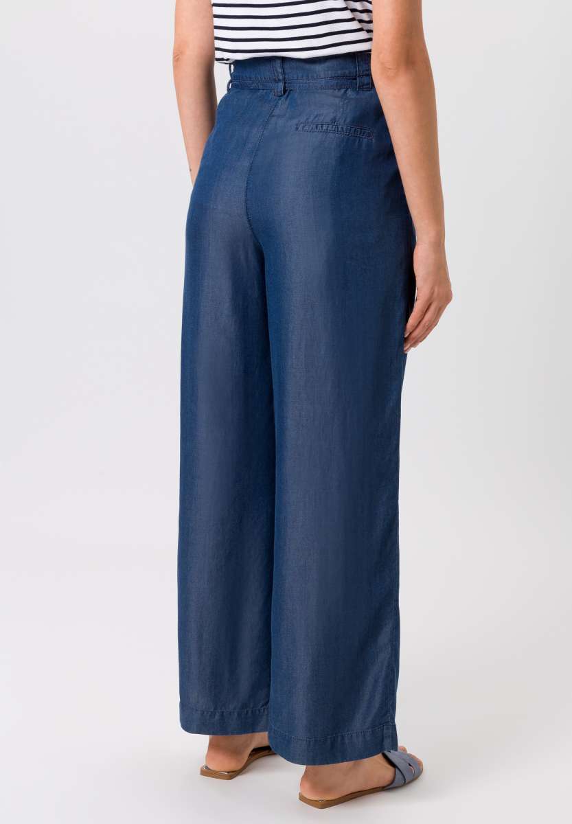 Tuzzi denim look trousers