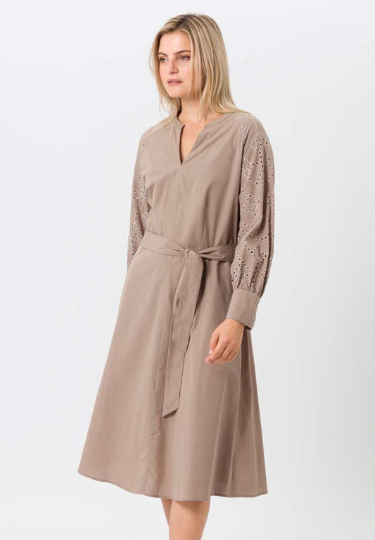 Tuzzi dress with embroidery accents