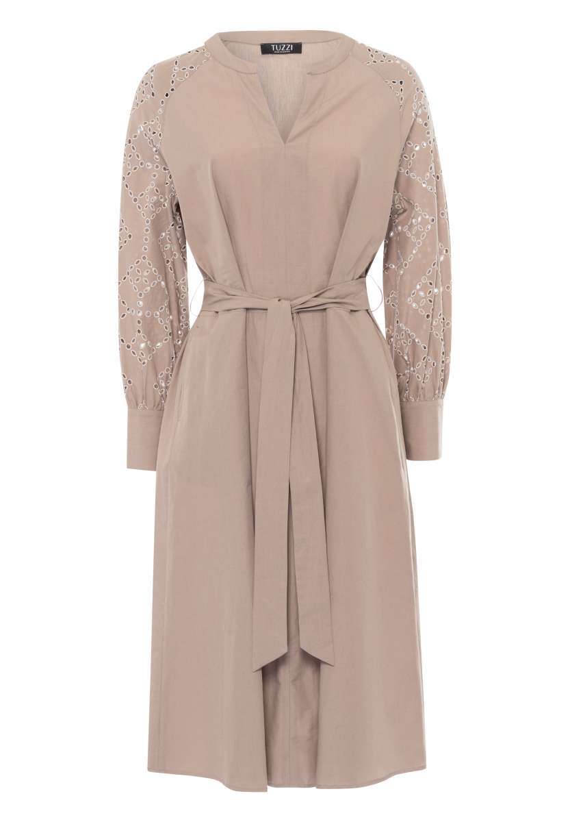 Tuzzi dress with embroidery accents