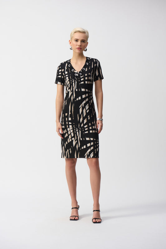 Joseph Ribkoff 251266 tropical print dress