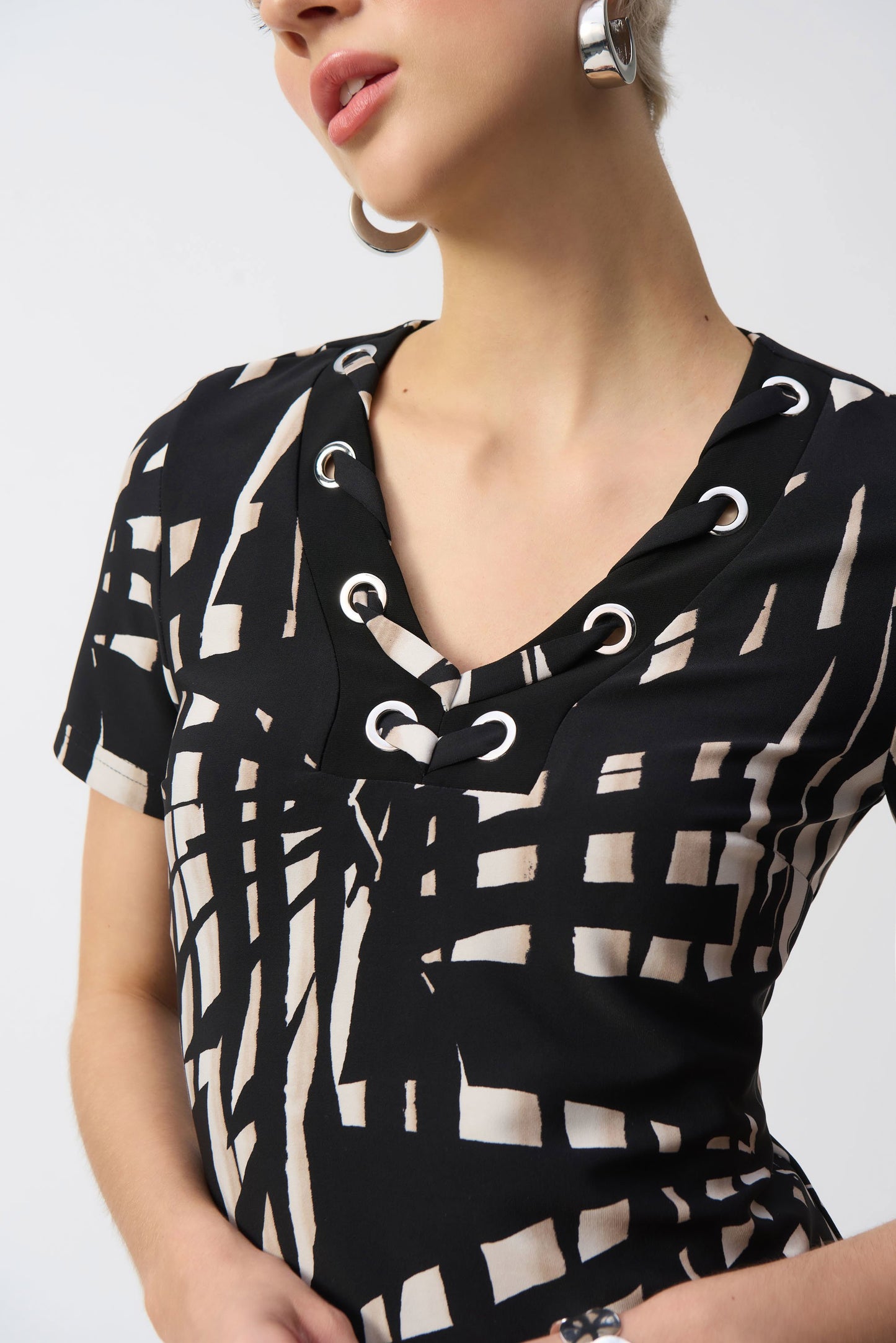 Joseph Ribkoff 251266 tropical print dress