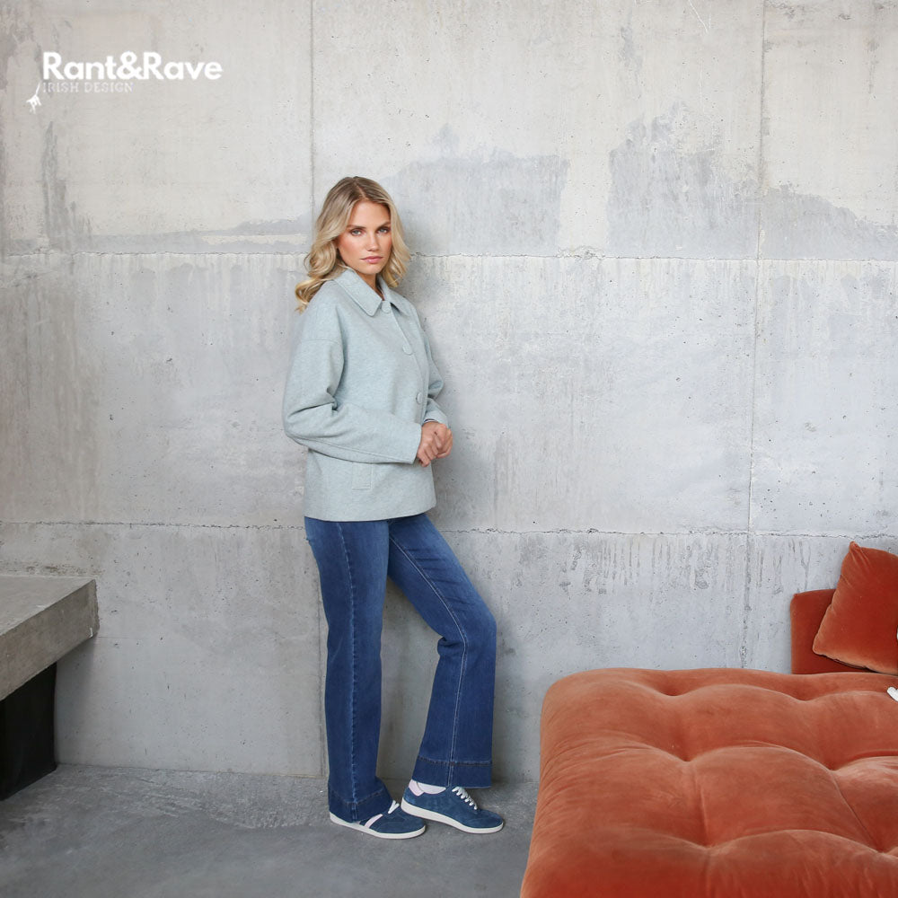 Rant & Rave Cristal Wide Jean Mid Wash