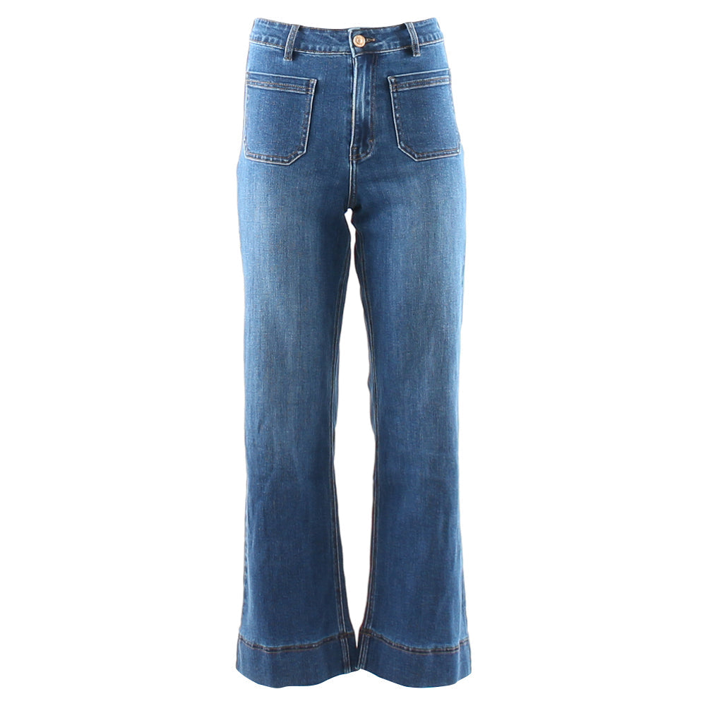 Rant & Rave Cristal Wide Jean Mid Wash