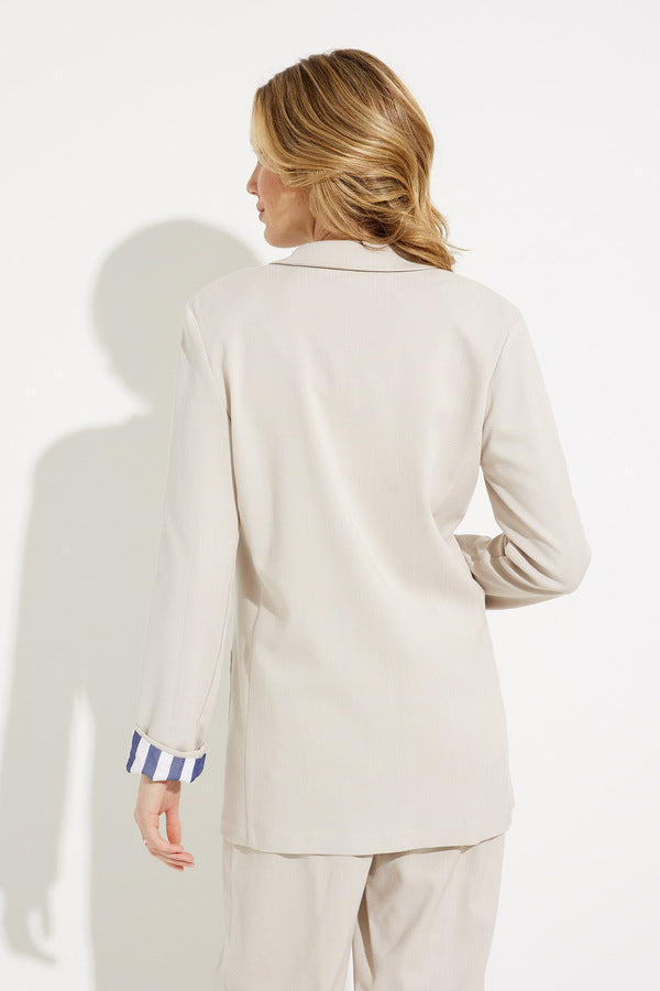 Single Breasted Casual Jacket Style 232173