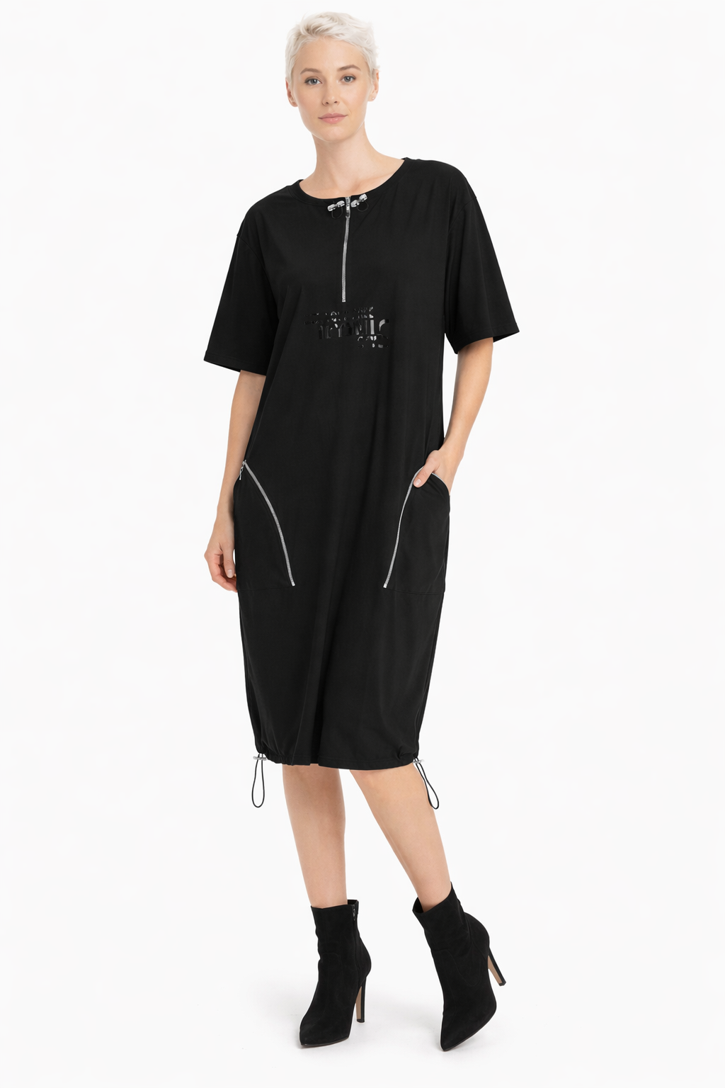 Doris Streich 662600 – Zip Detail Midi Dress