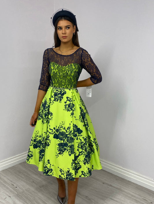 Green/Navy Dress