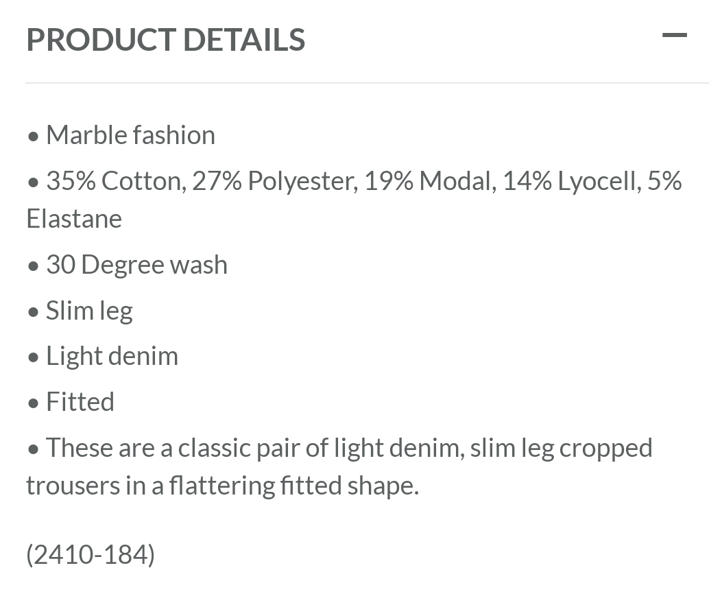 Marble light denim 2410