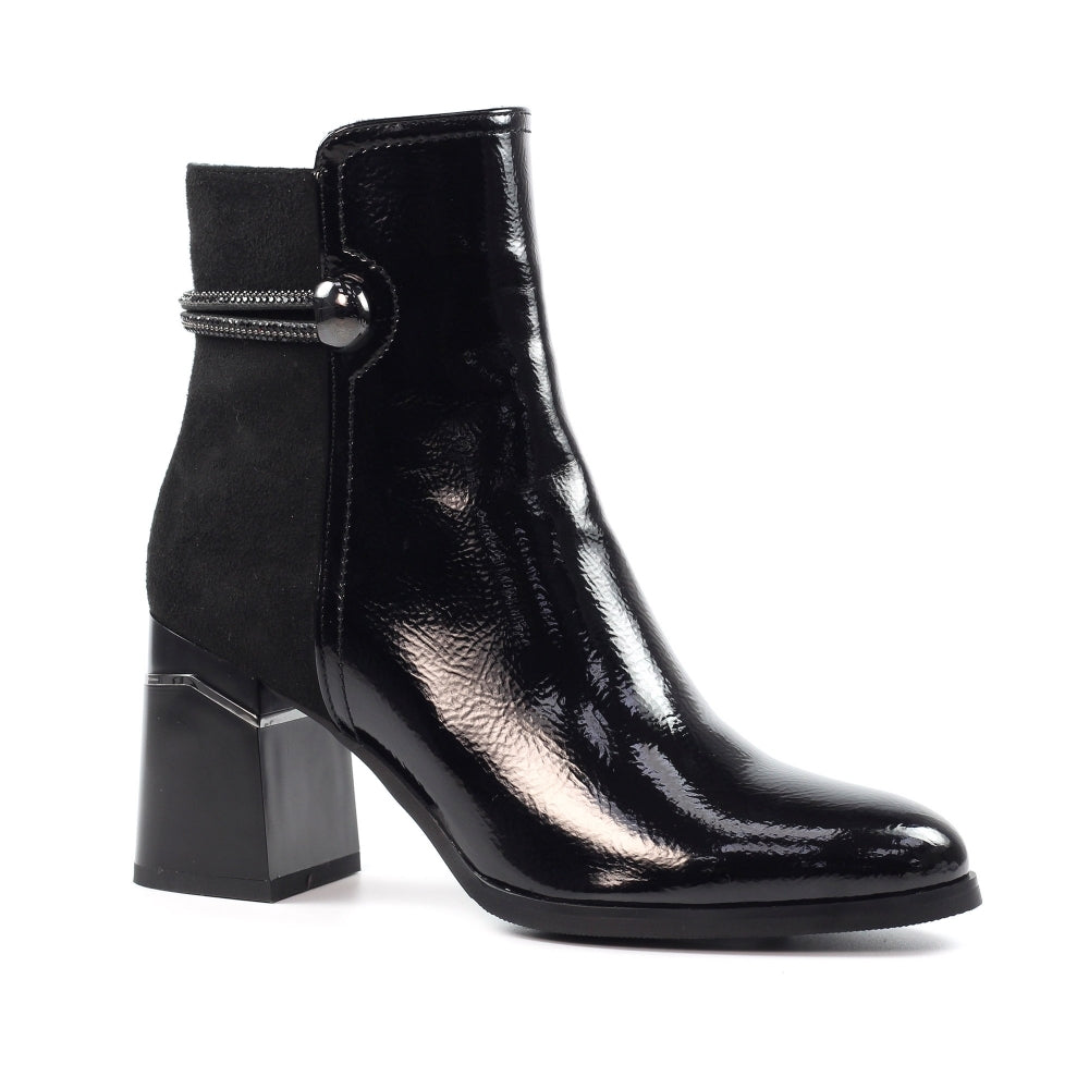 Lunar Amari patent  ankle boot