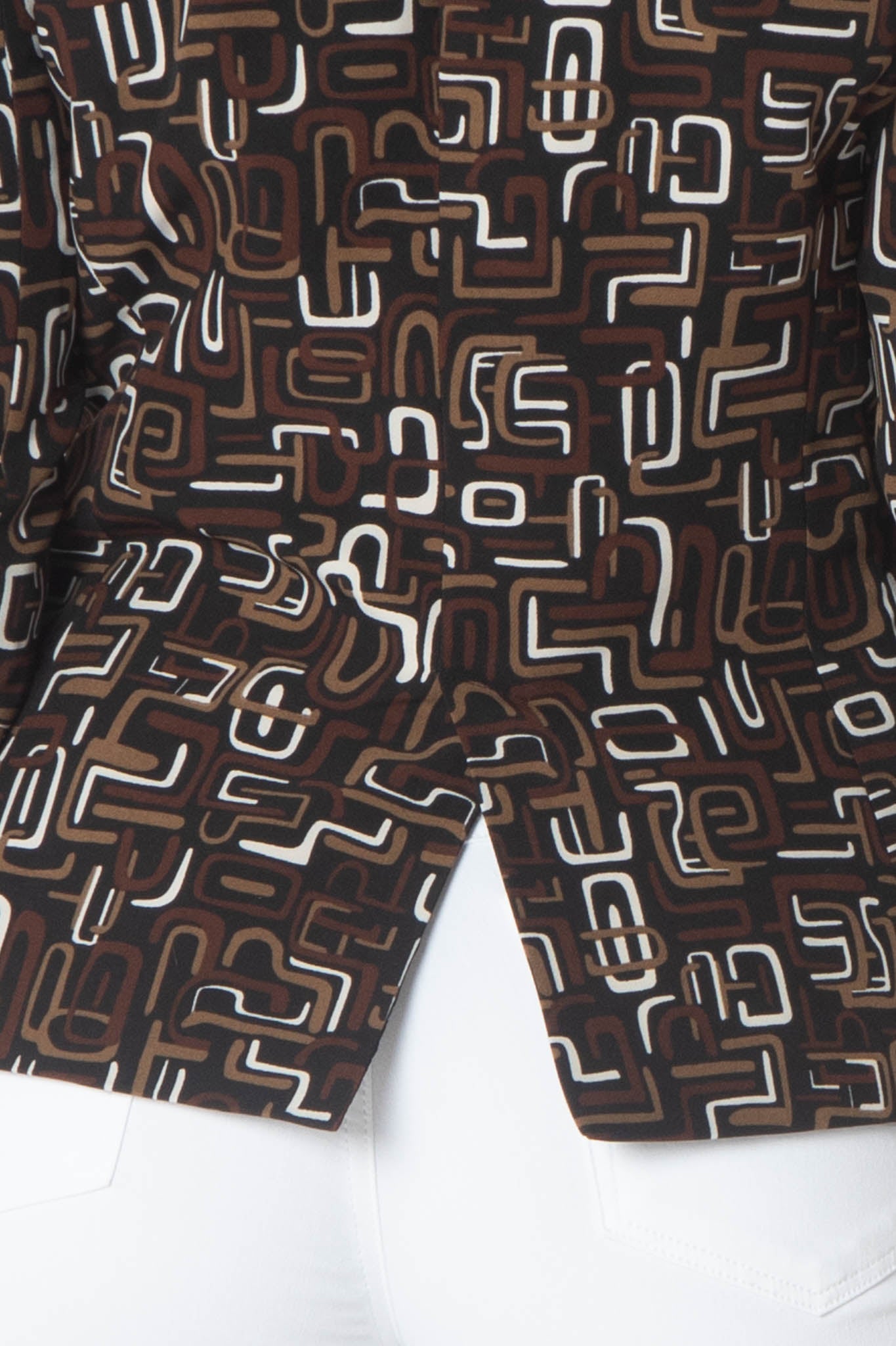 Lottie double breasted black/white blazer