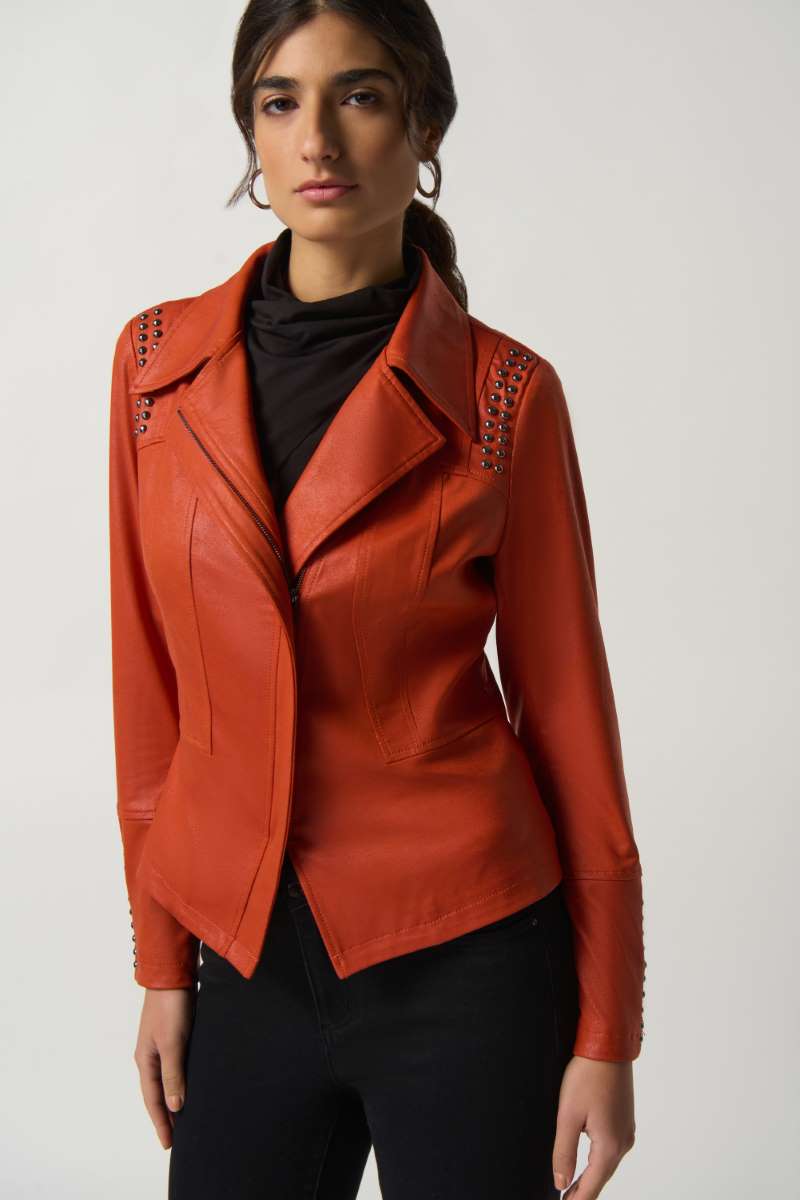 Joseph ribkoff burnt orange jacket 233926.