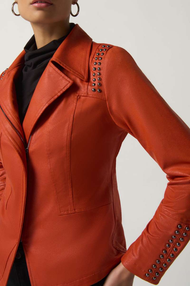 Joseph ribkoff burnt orange jacket 233926.
