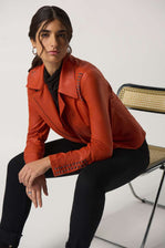 Joseph ribkoff burnt orange jacket 233926.